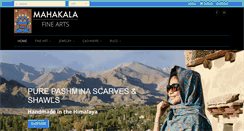 Desktop Screenshot of mahakalafinearts.com