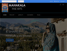 Tablet Screenshot of mahakalafinearts.com